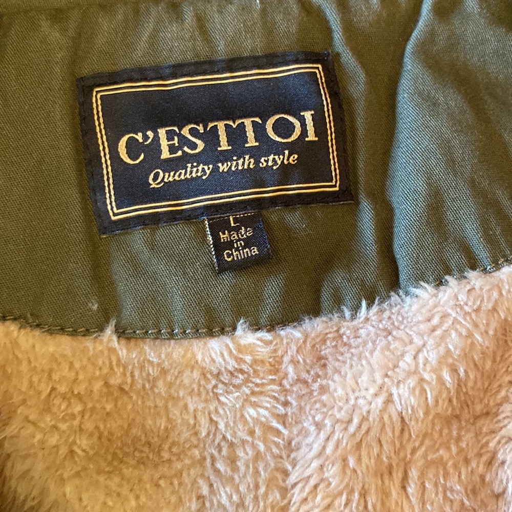 C'esttoi | Olive Green Vest - Picture 3 of 8
